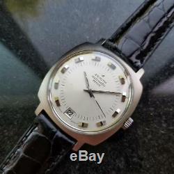 ZENITH 28800 Automatic with Date c. 1960s Rare Mens Swiss Vintage Watch LV492