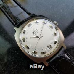 ZENITH 28800 Automatic with Date c. 1960s Rare Mens Swiss Vintage Watch LV492