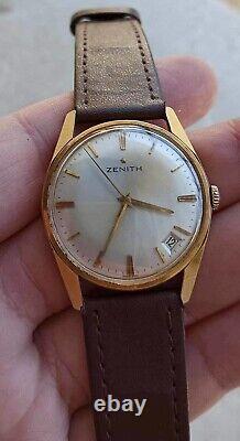 ZENITH Mechanical Vintage SWISS Watch RARE -1960's Date Working Fine