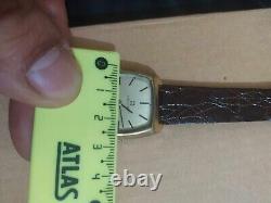 ZENITH Tank RARE VINTAGE Swiss Watch Mechanical gold plated