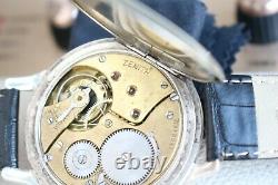 ZENITH World Time Vintage 1930`s Grand Prix Men`s Swiss Luxury rare Wristwatch