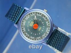 Zeno Solo SOS Quartz One Hand Watch Mystery Dial SWISS Vintage RARE 1990s