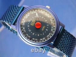 Zeno Solo SOS Quartz One Hand Watch Mystery Dial SWISS Vintage RARE 1990s