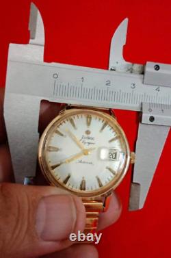 Zodiac Olympus 70s Vintage Watch 723-920 Swiss Original Rare Watch Gold Plated