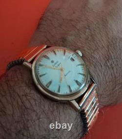 Zodiac Olympus 70s Vintage Watch 723-920 Swiss Original Rare Watch Gold Plated